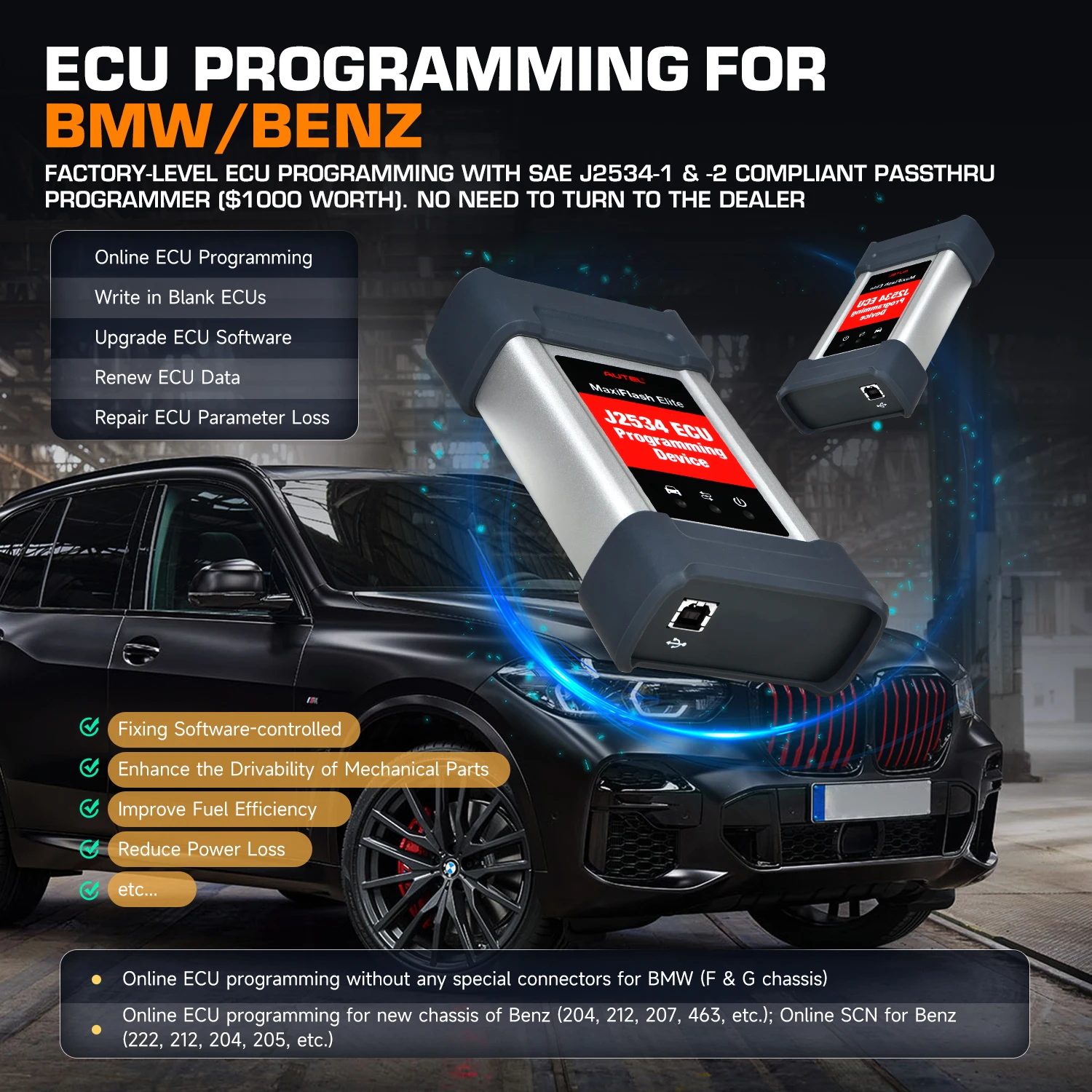 Autel MaxiSYS MS908S PRO II Scanner Diagnostic Scann Tool J2534 ECU Programming Online Coding US Ver. of MK908 PRO II, 4000+Test