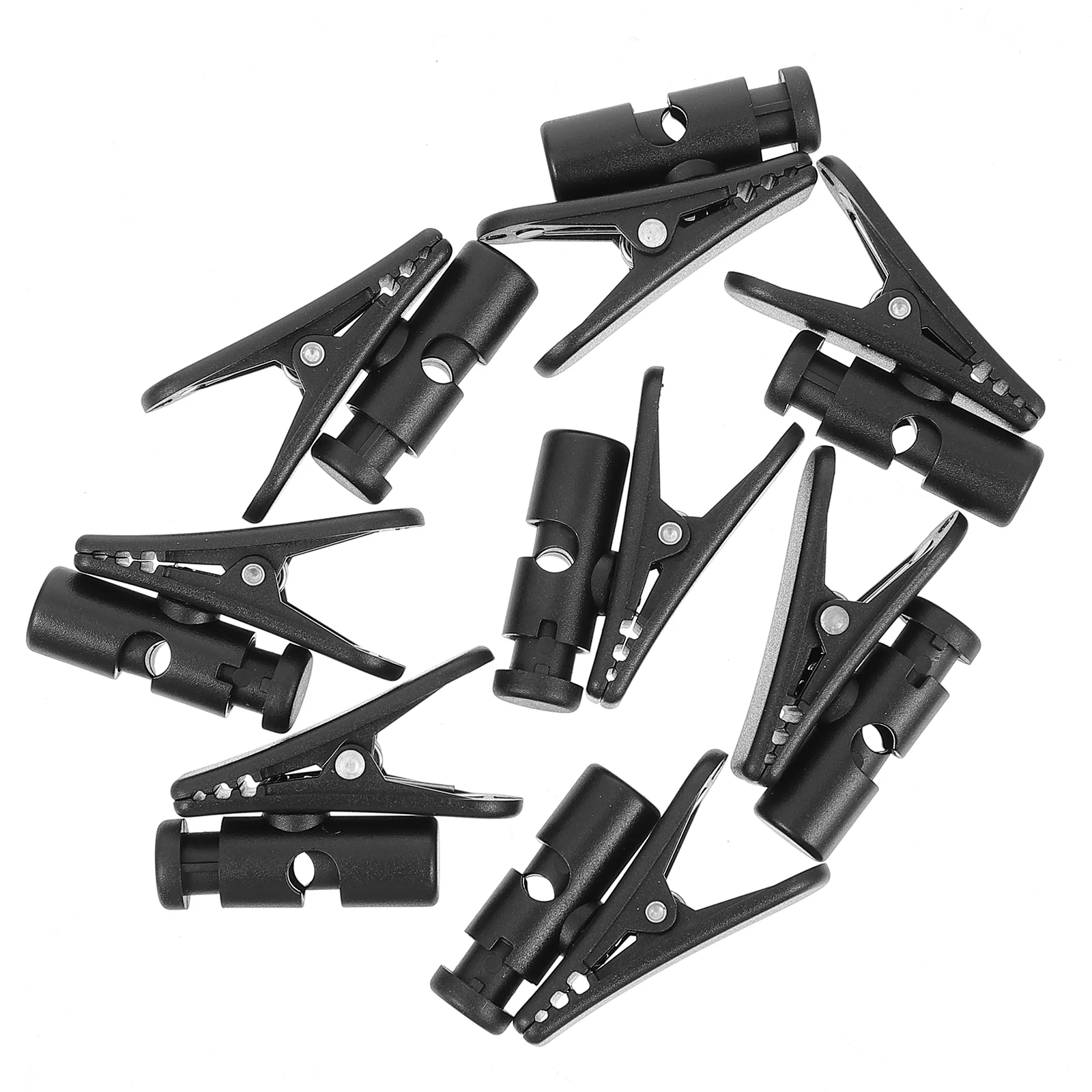 

8 Pcs with Microphone Headphone Cable Clip Earphones Wired Corded Plugs Headset Holder