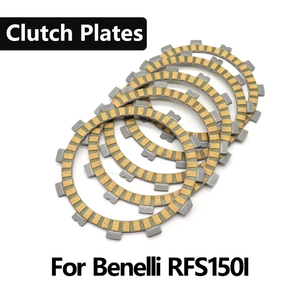 Kit de placas de acero de fricción de embrague de motocicleta para Benelli RFS150I RFS 150I juego de discos de embrague piezas de repuesto duraderas