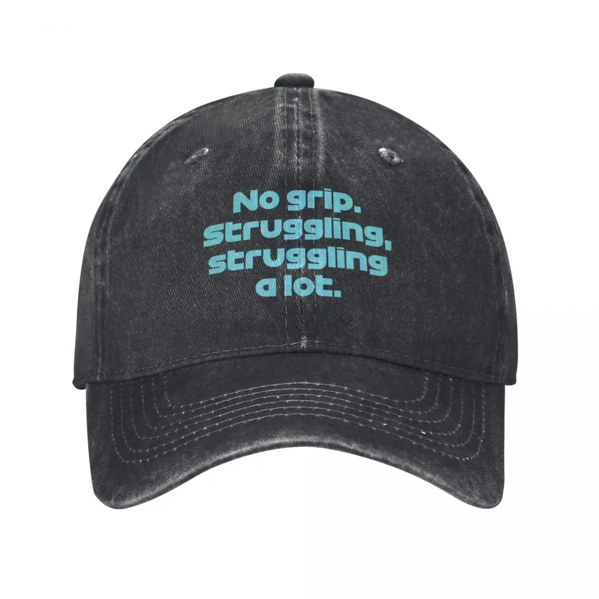 

RUS. No Grip. Struggling a Lot - Best Team Radio Hungarian GP 2022 (Original - Black BG) Baseball Cap