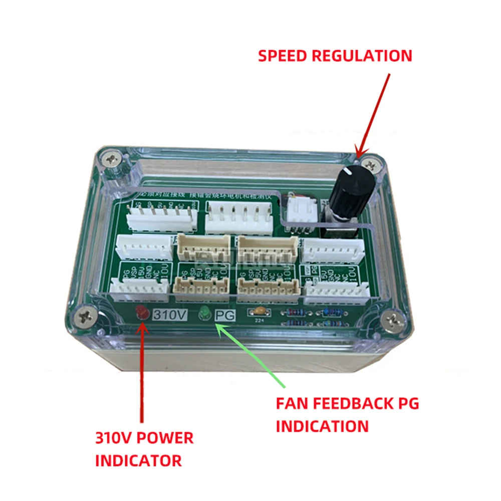 Air Conditioner Five Wire DC Fan Detector Three Wire DC Motor Compatible with DC Fan Drive Board for HVAC Repair