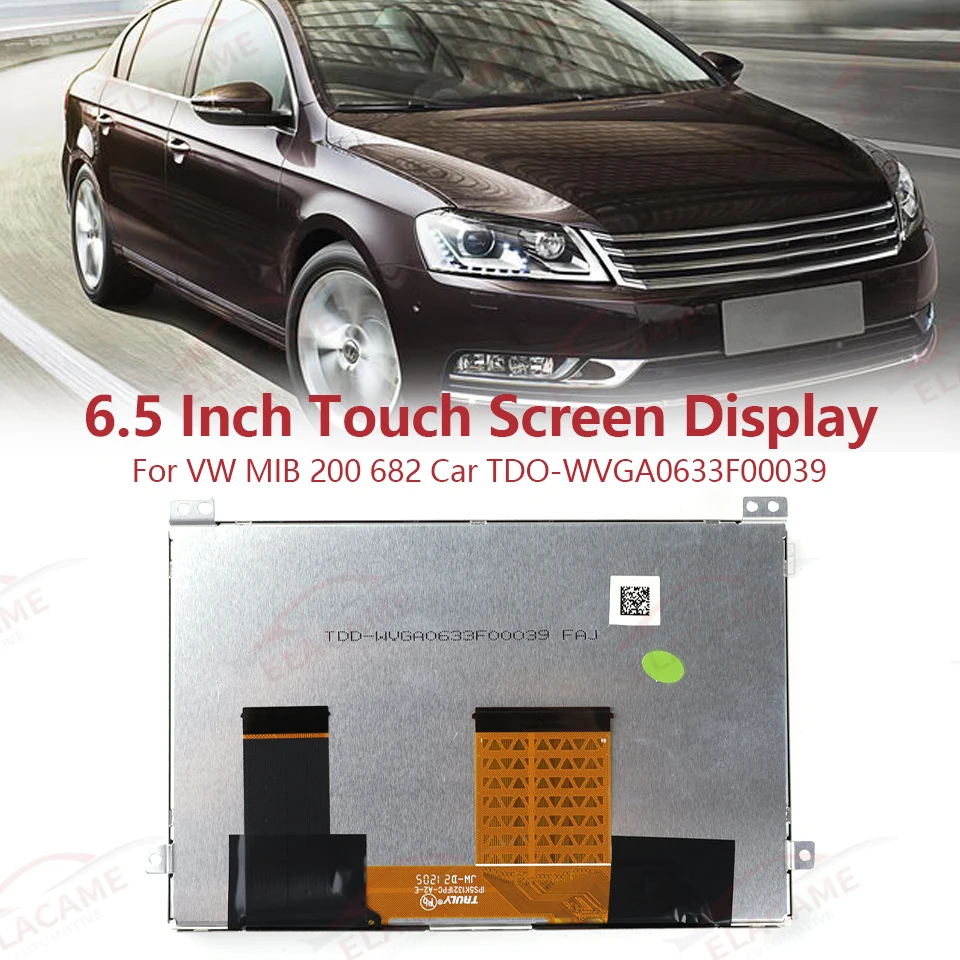 

OEM 6.5" Touch Screen Display Moniter TDO-WVGA0633F00039 0045 For MIB STD2 680 684 200 VW Skoda/Tiguan/Passat /Golf Matte/Glossy