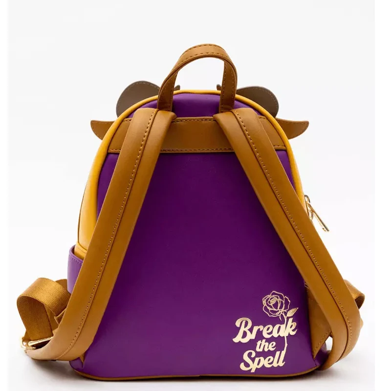 Loungefly Beauty and The Beast Princess Series Cogsworth ‌Lumiere Chip‌ Cosplay Mini Backpack Purse - view 6