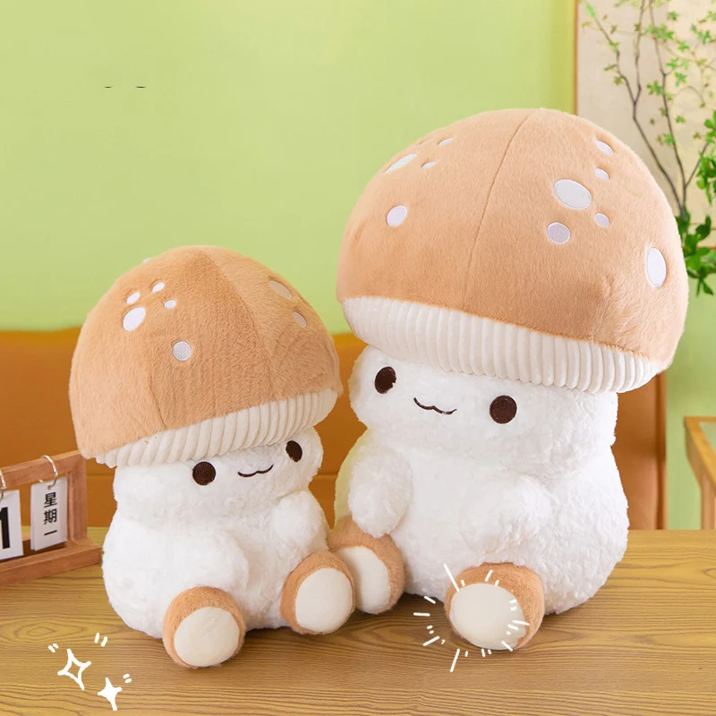 Mushroom Man Plush Toy Doll for Girls as a Birthday Gift