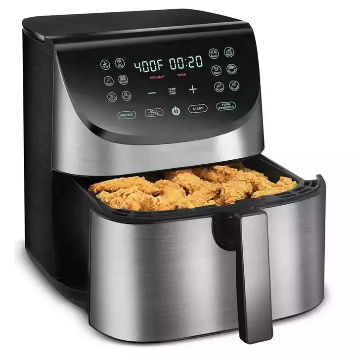 

2026 New Model Multi-functionalFactory Supplier Home Kitchen Appliance Multi Stove 8 Liter air Fryer Oven Smart Touch Control Ho