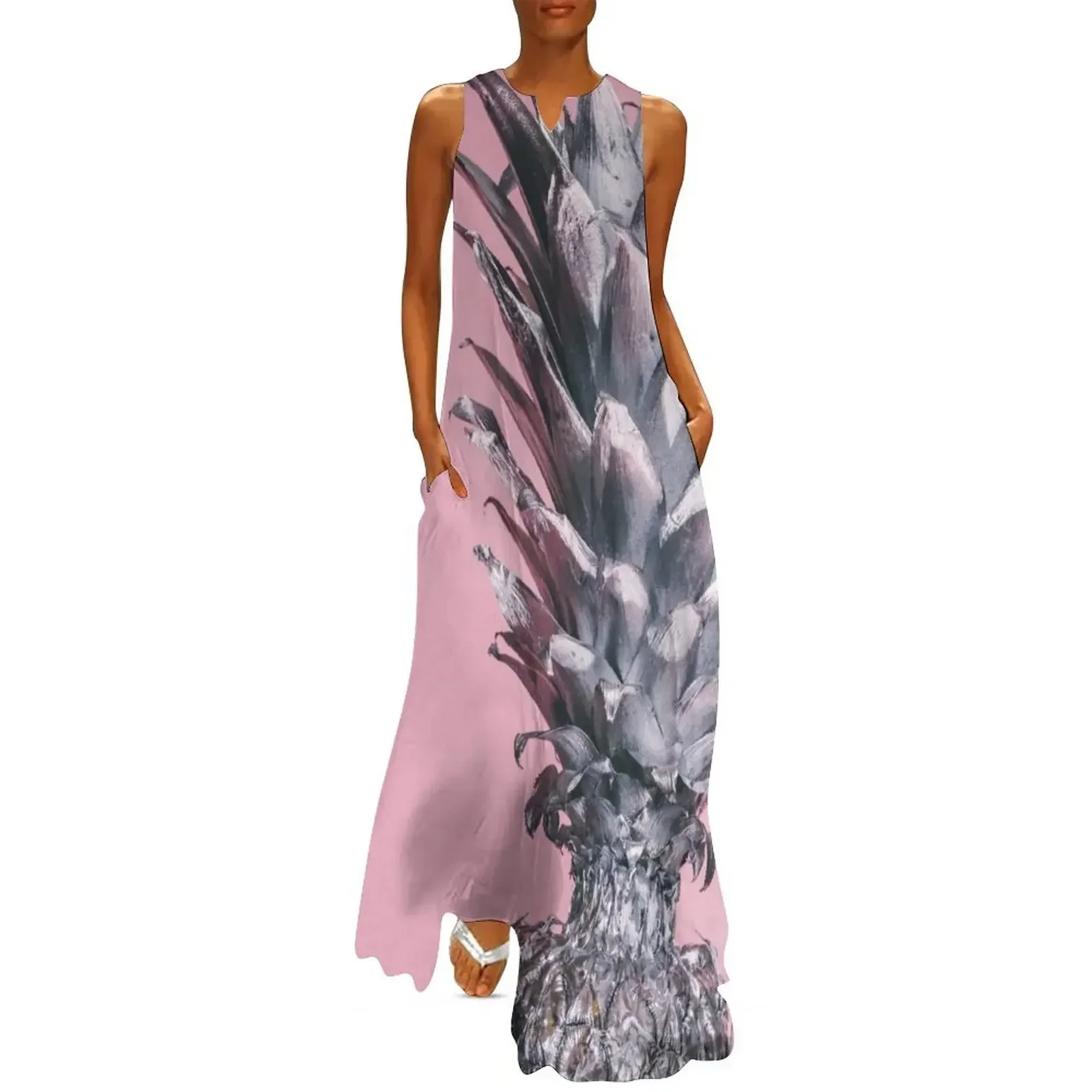 

Purple Frame Long Dress loose women's dress cute dress women's elegant loose dresses chic and elegant evening