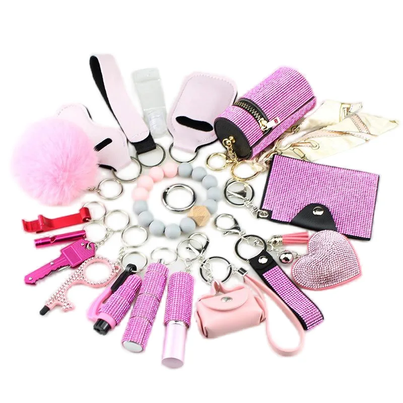 

Popular Multifunctional Pendant Portable Women's 19-piece Keychain Bag Pendant