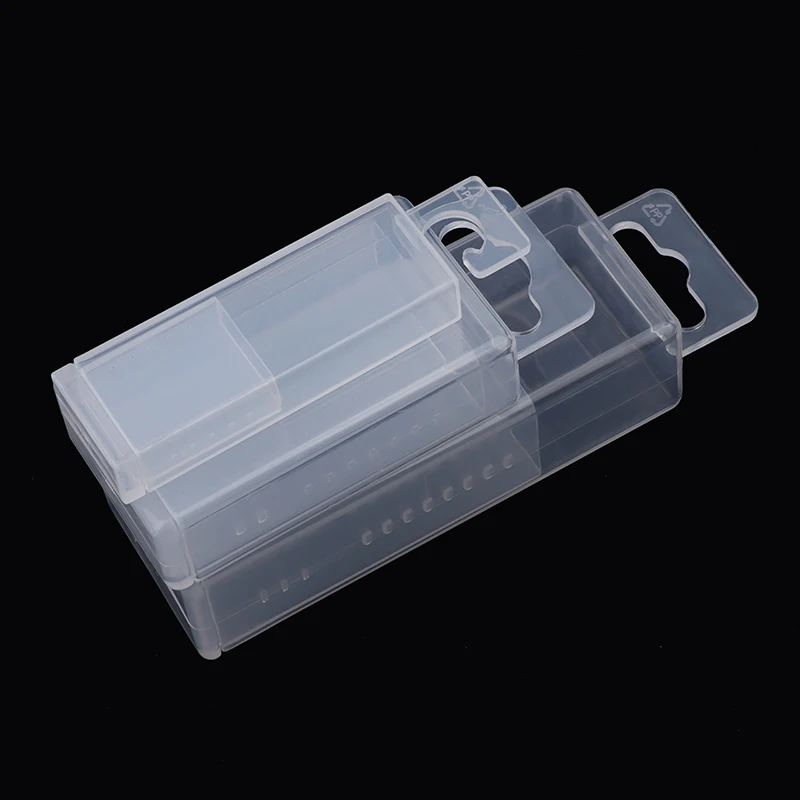 1pc Drill Milling Cutter Box Tool Box Parts Storage Box Rectangular Telescopic Box Twist Drill Box Tap Accessory Tool Packaging