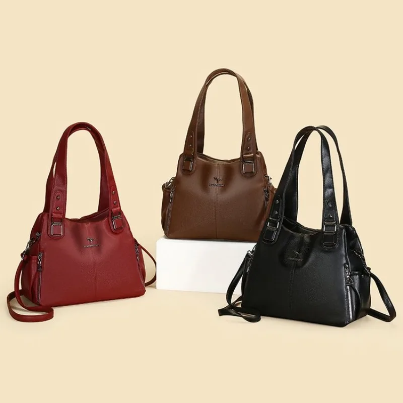 

Reversible Dual Color Tote Handbag For Women Two In One Shoulder Bag Convertible Design For Versatile Styling Options