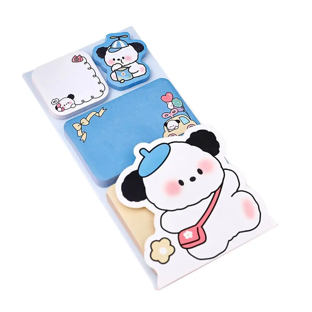 100Sheets Cute Stationery Sticky Notes Cartoon Animals Notebook Memo Pad