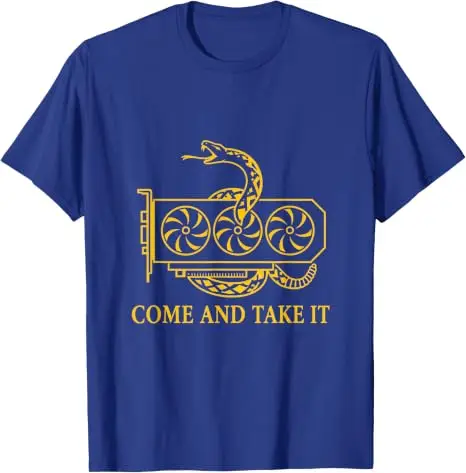 Come and Take It Gpu Ai Humor Lustiges Schlangen-T-Shirt Y2k Herrenmode Sarkastisches Spruch-T-Shirt Personalisierte Streetwear-Kleidung Neuheit – Detail 8