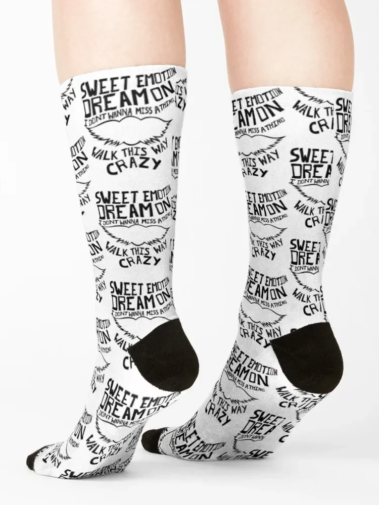 Aerosmith - Songs Socken HipHop Sports trümpfe farbige Damen socken Herren