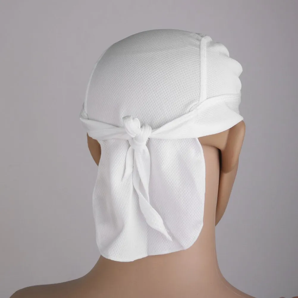 

Cycling Headscarf White Polyester Unisex Soft Comfortable Breathable Sweat Wicking One Size Fits Most Bike Outdoor Hiking