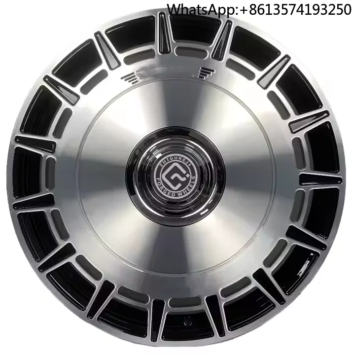 

For Factory Direct Customizable Rims Glossy Black Face with Black Lettering Hot Sale Passenger Car Wheels Forged Wheels Wheels