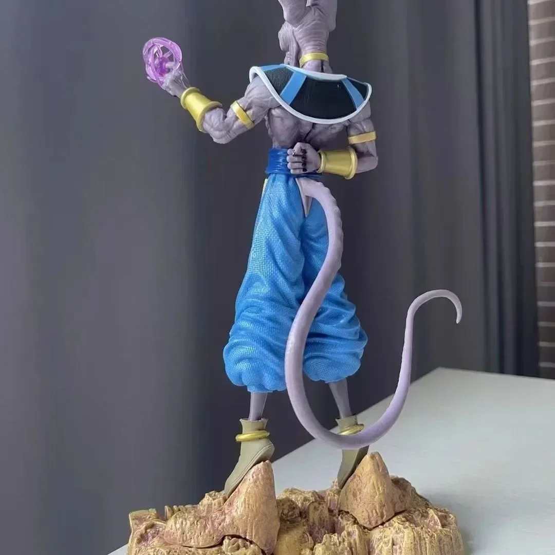 Figura de Dragon Ball Z Beerus, modelo de coleção, brindes infantis, Super Deus da Destruição, 30cm