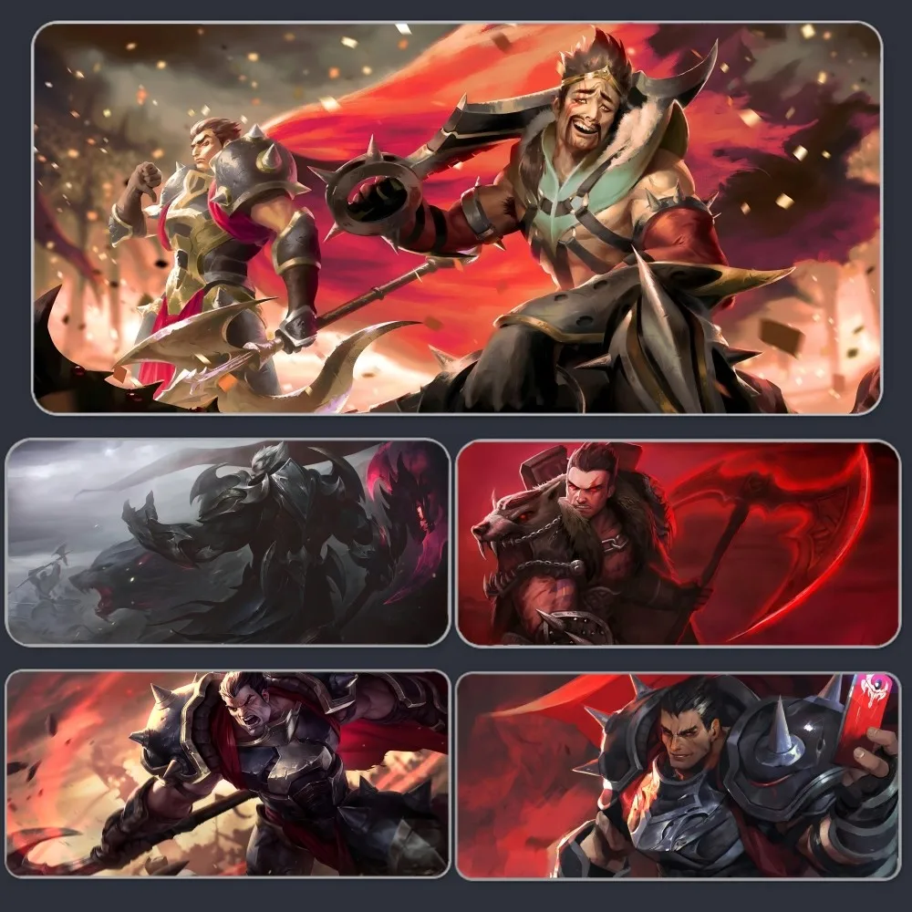 League Of Legends Darius Mousepad Large Gaming Mouse Pad LockEdge Thickened Computer Keyboard Table Desk Mat