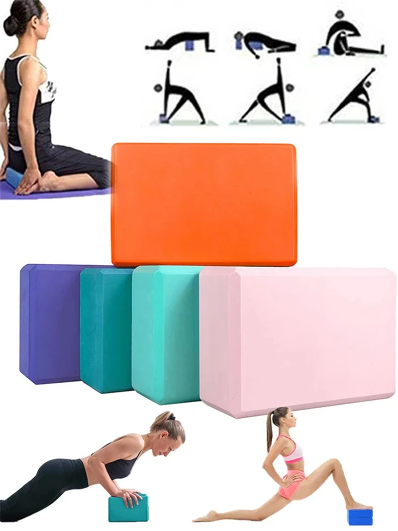 1 Stück Yoga-Block, Schaumstoff-Block für das Fitnessstudio, Pilates-Trainingsgerät, Trainingsmatte, Sport-Yoga-Zubehör, Trainingsgerät für zu Hause. – Detail 8