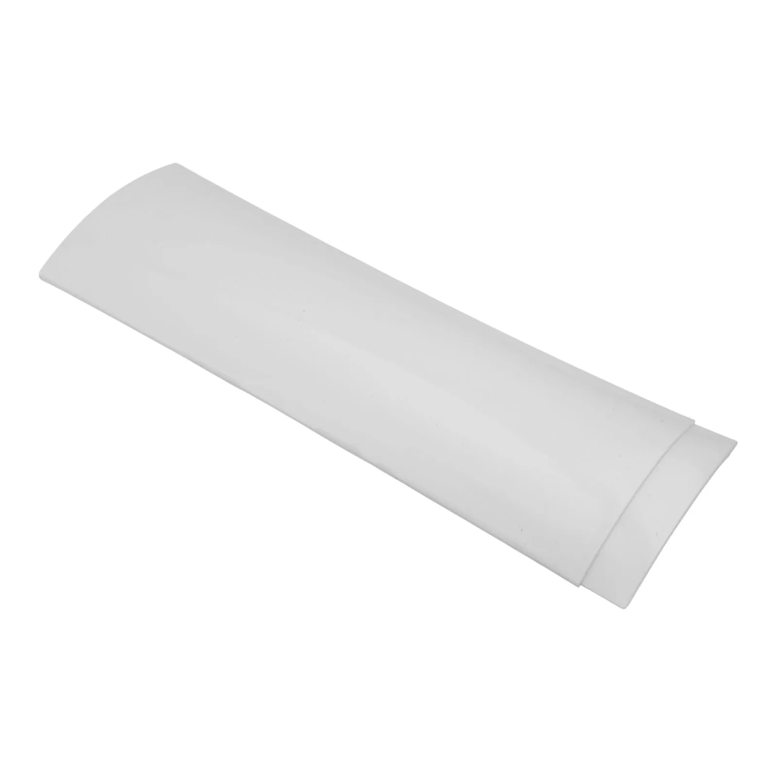 Air Conditioner Wind Deflector 58-104cm Adjustable 180 Degree PP White Direct Blow Baffle For Wall Mounted AC No Drill