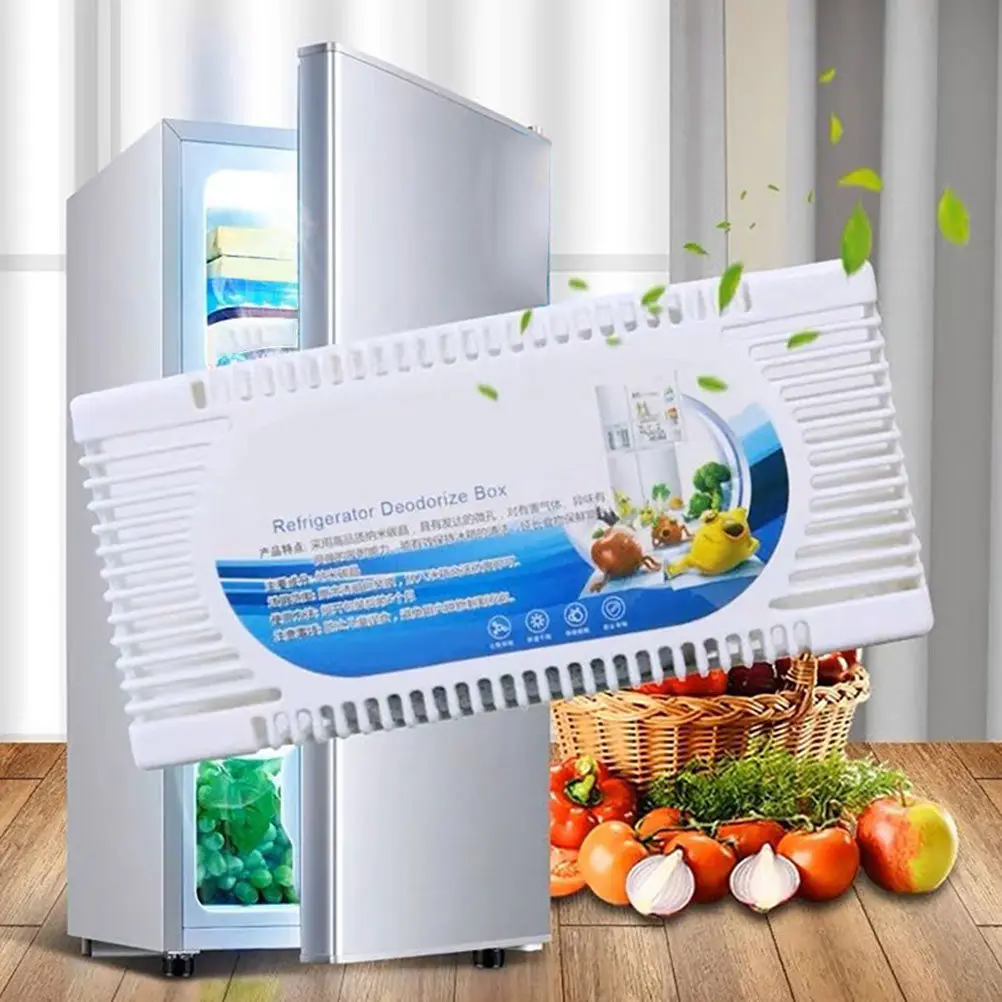 

4Pcs Refrigerator Odor Absorber Deodorization Box Activated Charcoal Freshener Fridge Freezer Air Purifier Odor