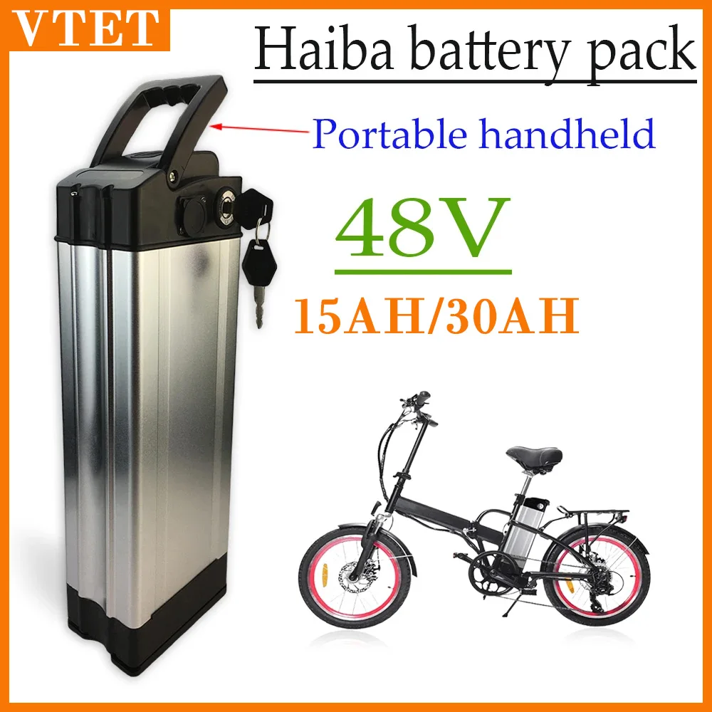 

Для Haiba 48V15Ah/30Ah литий-ионный аккумулятор MX20 большой емкости, высокая мощность, долговечность, безопасный и портативный велосипед