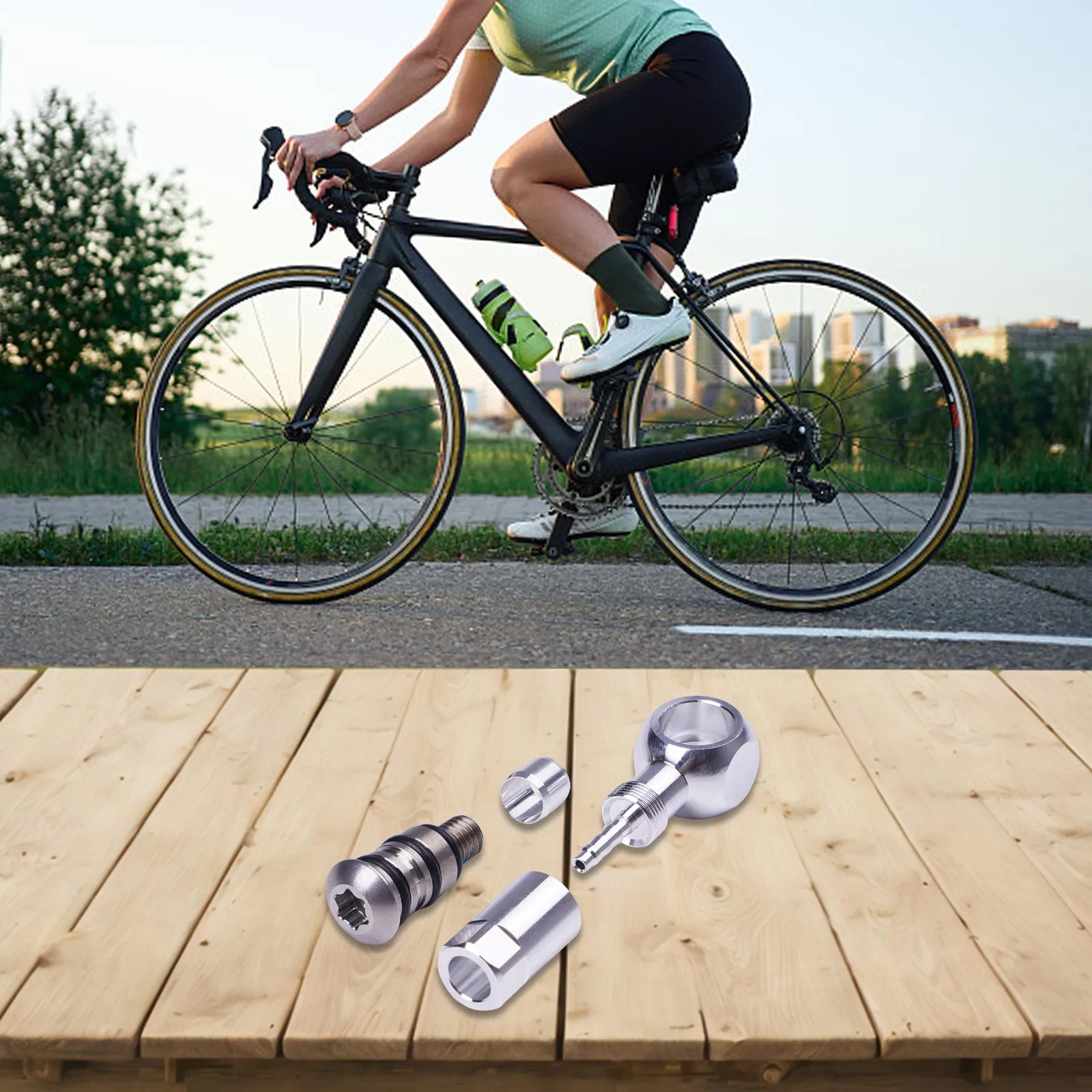 

Disc Brake Hose Adapter Banjo Fitting For Brake Hose 5mm M5 Bolt Brake Caliper For XOD For GOODTASTE For ZOOM875e Tool New