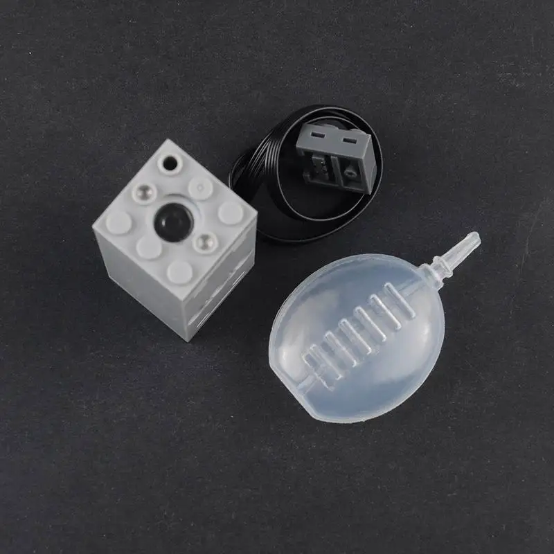 DIY-bouwstenen Technische motorspuit Elektrische uitlaat Gemodificeerde motor Compatibel met Legoed voor High-Tech Trein Auto-onderdelen