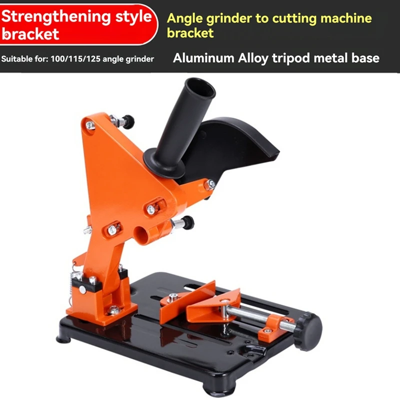 ABWZ-Angle Grinder Stand Angle Grinder Bracket Holder Support For 115-125 Angle Grinder DIY Cutting Stand Power Tools