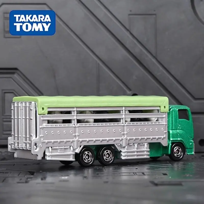 Takara Tomy Tomica NO.139 Cow Transport Truck Alloy Toy Vehicle Diecast Metal Model Children's Birthday Gift Toys Xmas Gift