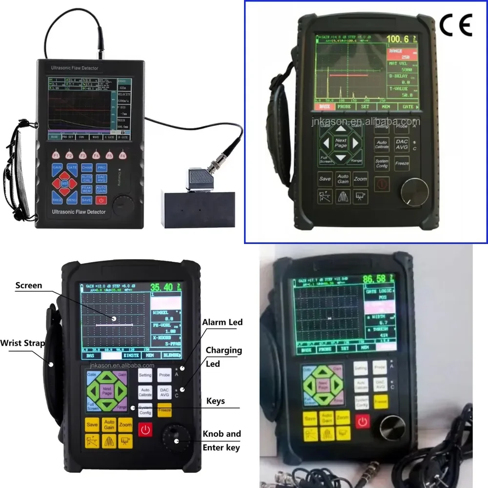 

KASON KUT-650 0-9999mm Digital Ultrasonic Metal Flaw Detector