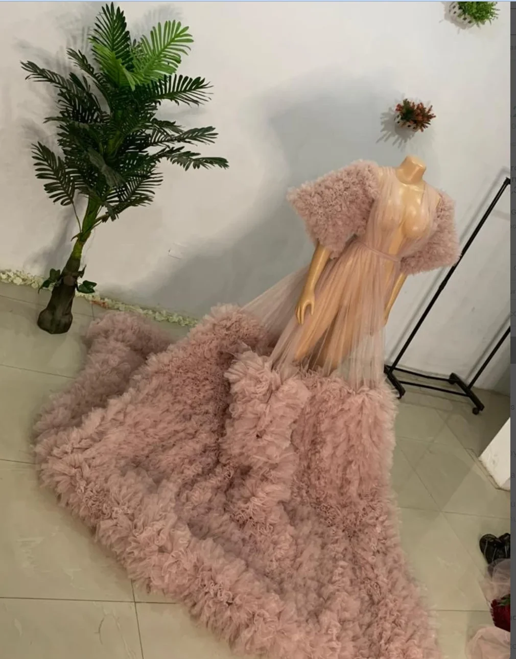 チュチュ/チュールローブ、ディープVチュチュドレス、誕生日写真撮影、女性用ウェディングドレス、レッドハイロードレスカスタムカラー