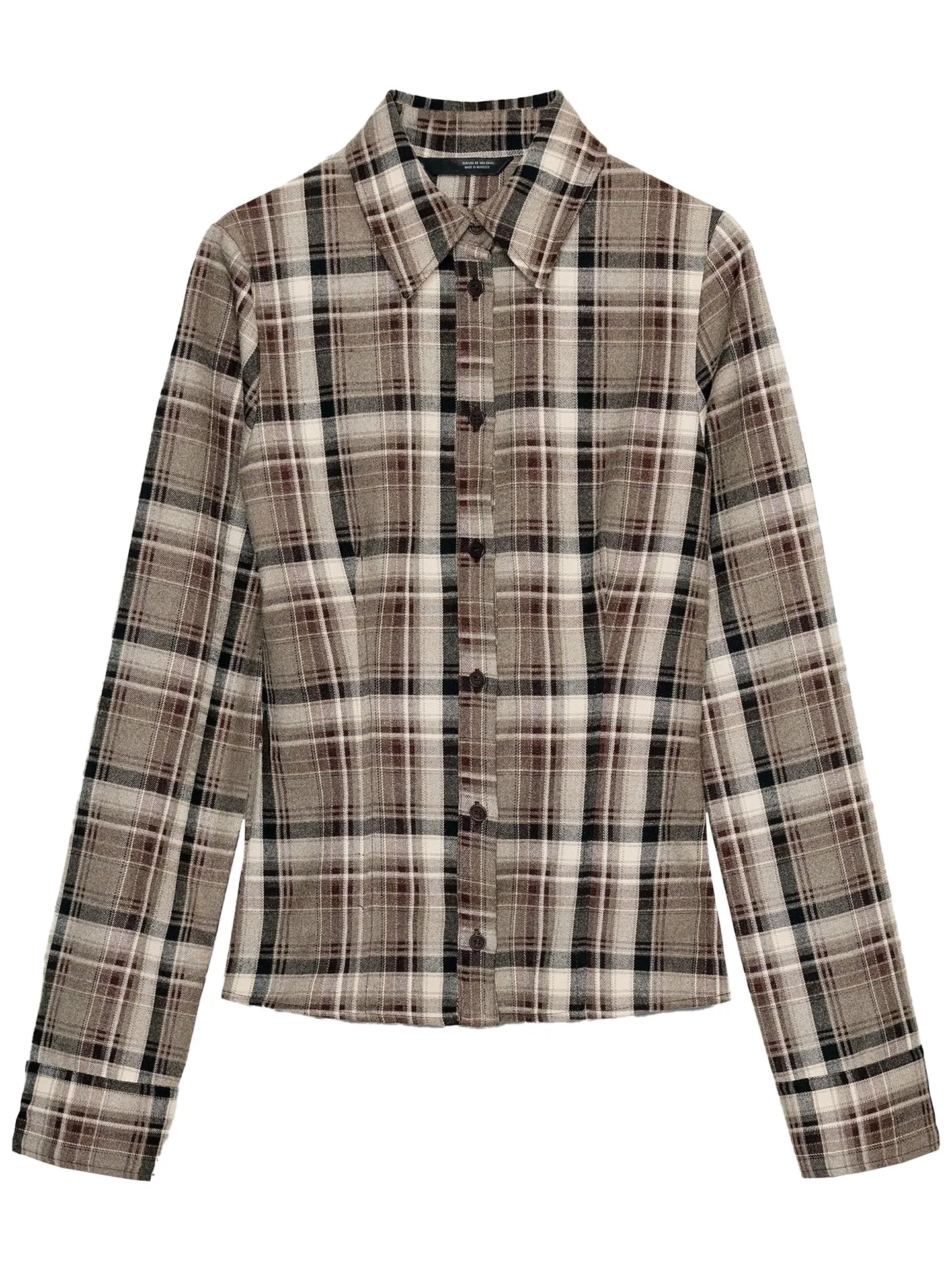 Faionable Plaid Long Sve Slim Fit irt, женская повседневная одежда премиум-класса с затягивающей талией, зима 2021, женская одежда премиум-класса