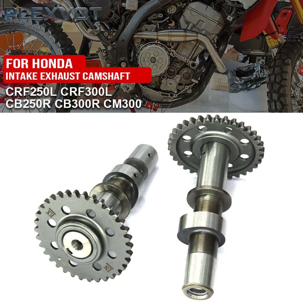 

CRF250L/300L Motorcycle Intake Exhaust Cam Shaft Camshaft For Honda CRF 250 L CRF250L CRF300L CB250R CB300R CM300