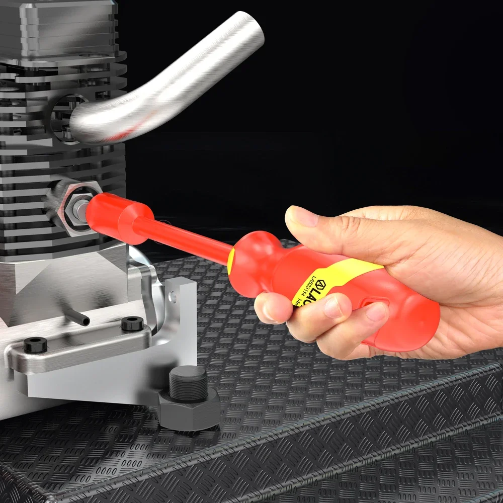 VDE Insulated Socket Screwdriver Multifunctional Hexagonal Socket Wrench Driver Electrician Specific Withstand 1000V