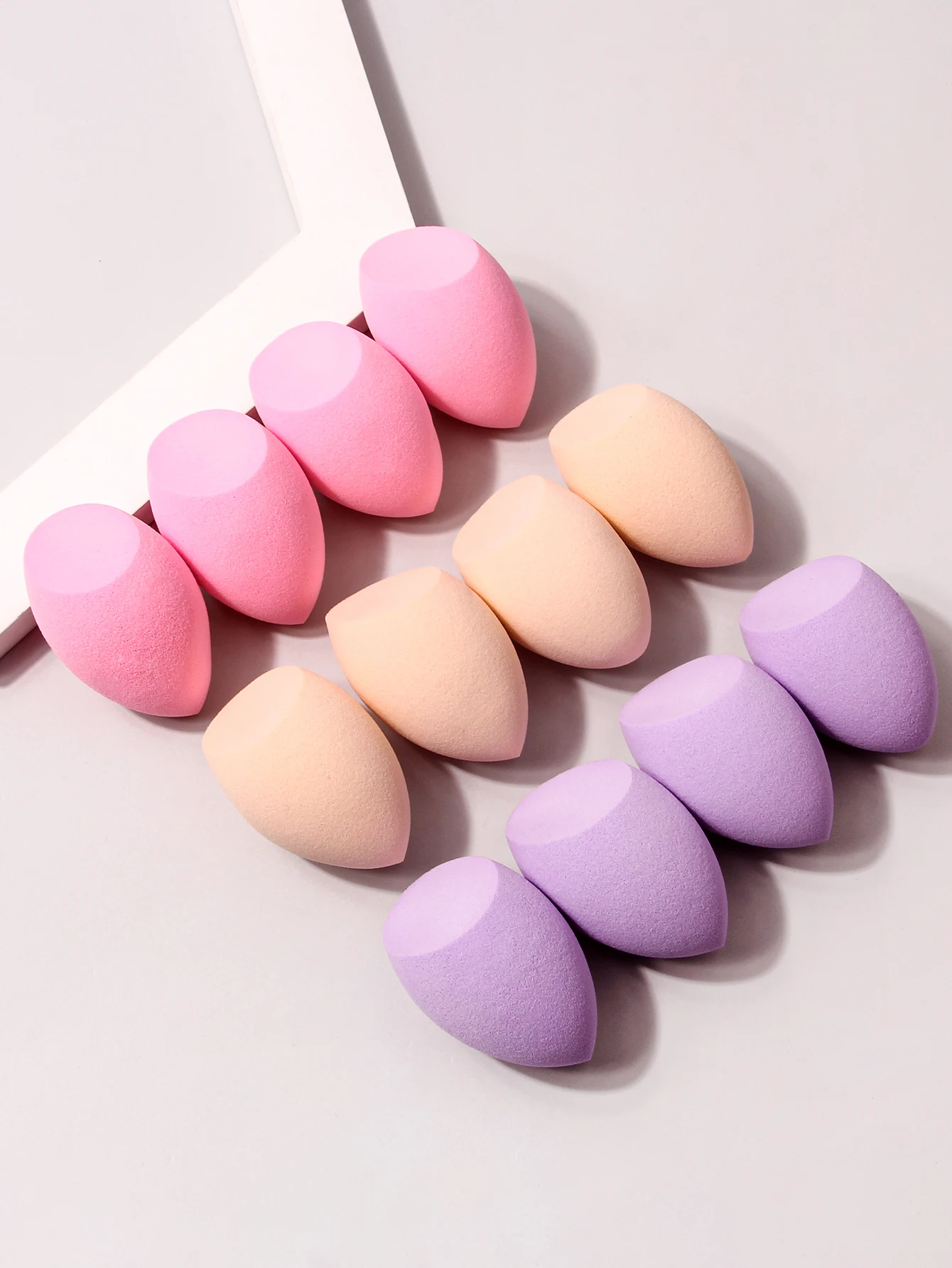 إسفنجة مكياج على شكل بيضة ، تصميم قطرة ماء ، إسفنجة وجه لمستحضرات التجميل ، إسفنجة تجميل ، خلاط ، 12 *