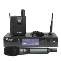 Sinbosen UHF Microphone WD-1 626-668 MHz Wireless Digital Microphone with Handheld Lavalier Microphone