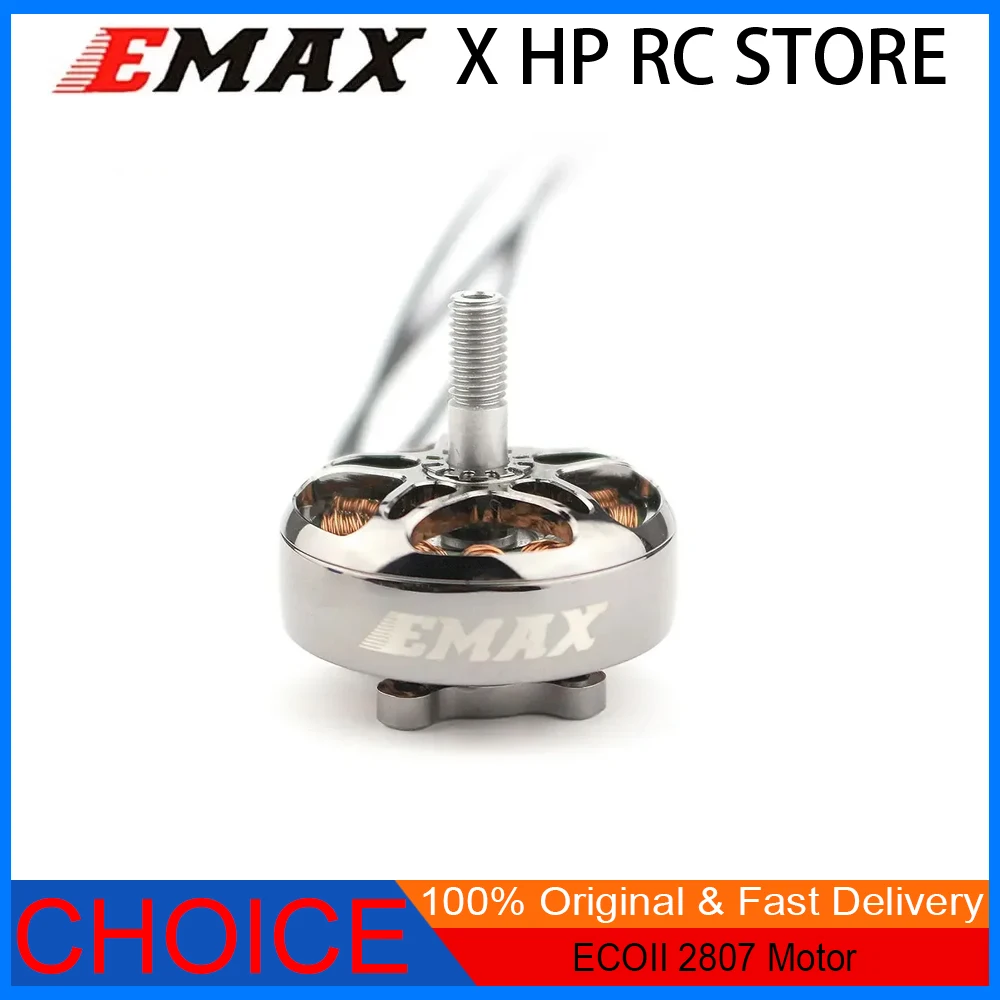 

EMAX ECOII Series ECO II 2807 6S 1300KV 5S 1500KV 4S 1700KV Brushless Motor for FPV Racing RC Drone Diy parts