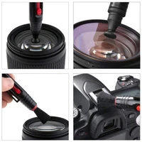 6-in-1 Camera Cleaning Kits Professional Air Blower DSLR Lens Cloth Pen Brush Cleaning Tool for CCD Sensor Lens Keyboards 3