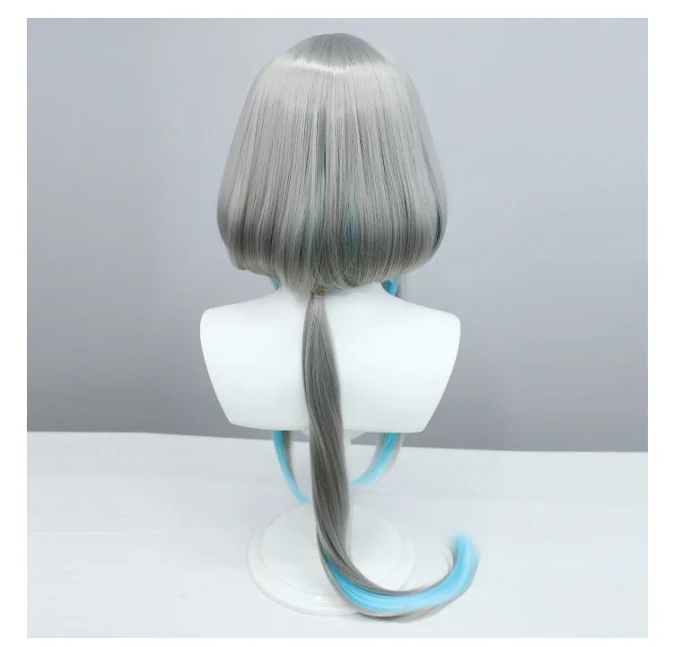 Genshin Impact Cosplay Guizhong Wig Genshin Gui Zhong Long Hair Heat Resistant Synthetic Hairs Girls Women Halloween Party Wigs