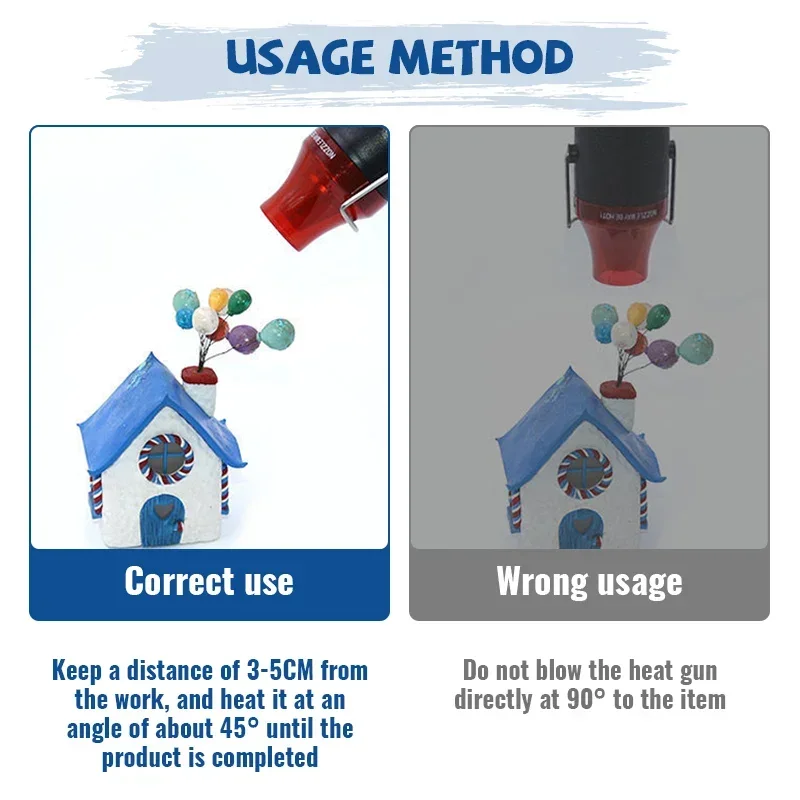 ホットエアガン 220V 電動 ホットドライヤー DIYクラフト はんだ付け 温度ブロワー ミニヒートガン シュリンクチューブ 車のラッピング用
