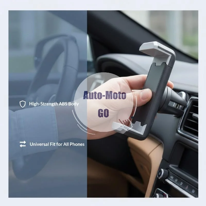 Universal Car Phone Holder 360 Degree Rotation Air Vent Mount Clip Car Phone Stand for Hands-free GPS