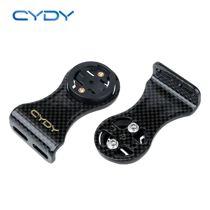 CYDY MTB Bicycle Computer Carbon Handlebar Mount Garmin Bryton Wahoo for the Front with Gropro Lamp Holder Bike Accessories