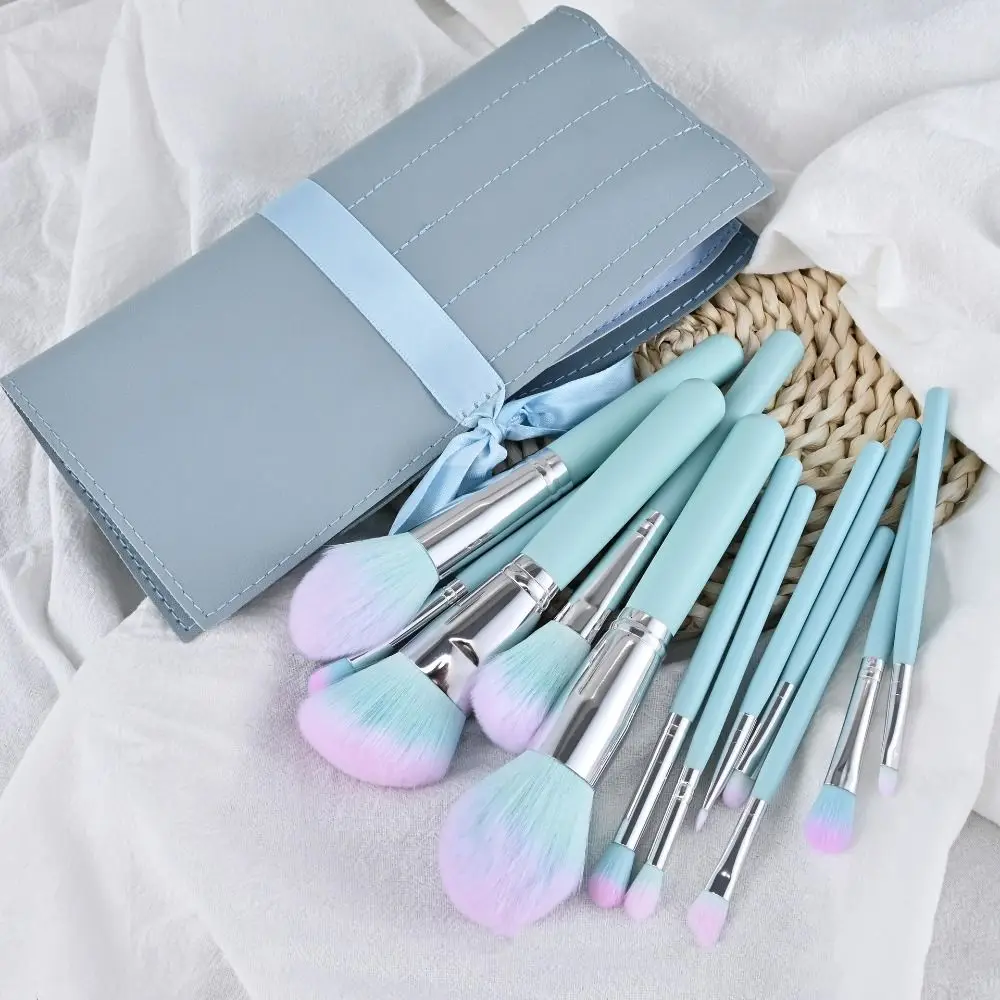 12Pcs/Set Professional Professional Makeup Brushes Furry Tools Eyeshadow Powder Brush Eye Shadow Soft Cosmetic Brush Set