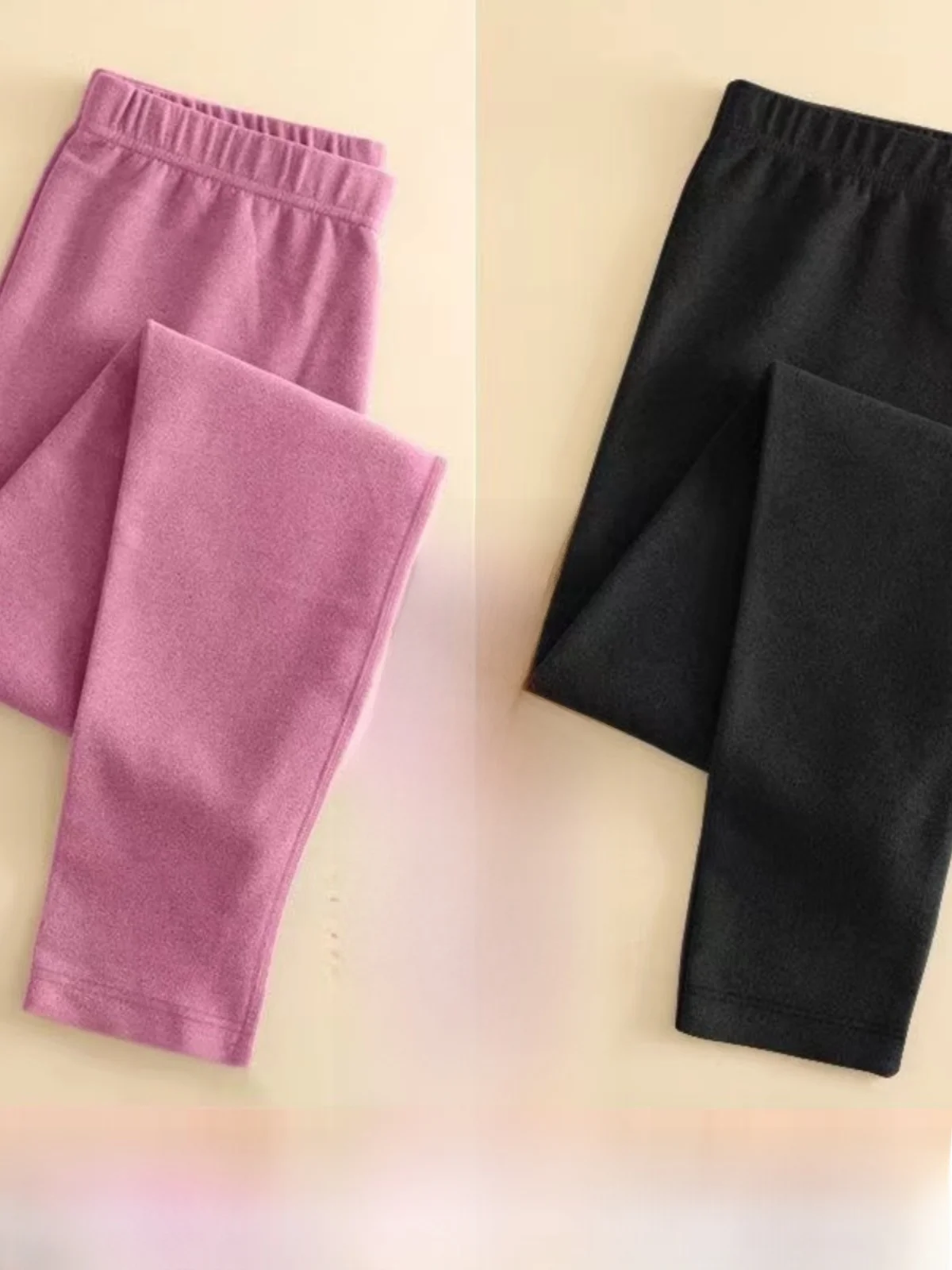 

Thickened Fleece Women's Autumn Winter Thermal Pants Double-sided Velvet Warm Slim Fit Cotton Woolen Tights Inner Wear Base L...