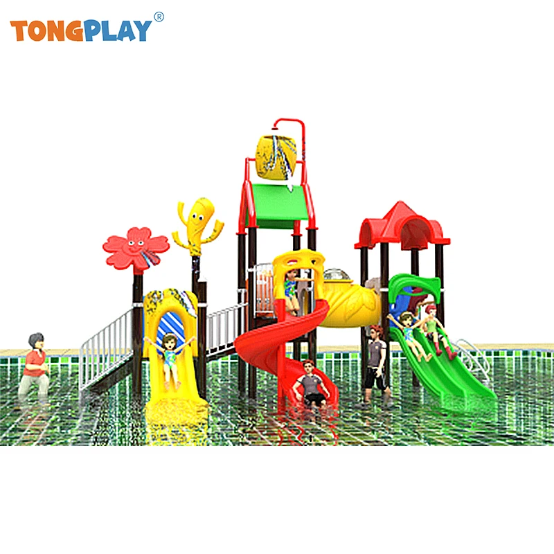 Tong Play Fabriek Hot Selling Outdoor Kids Game Pool Plastic Glijbaan Prijs Water Themapark