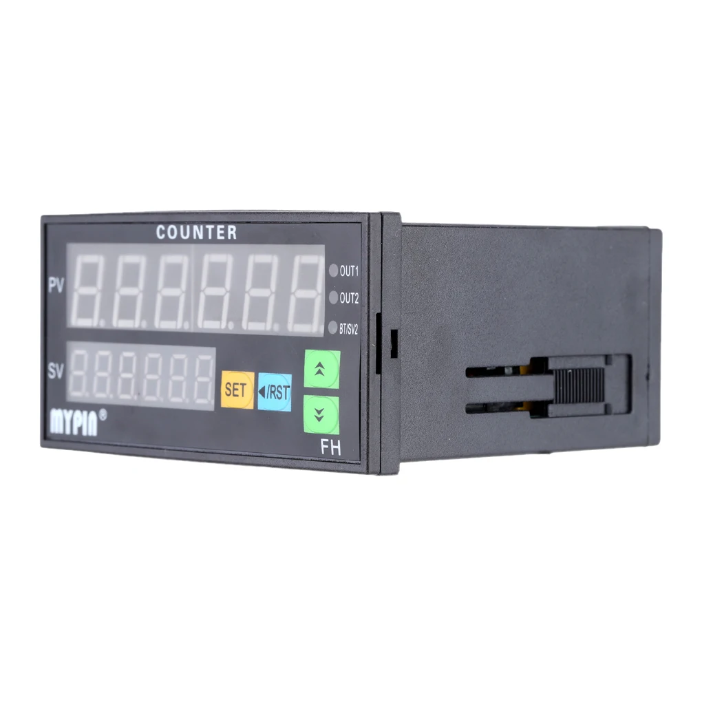 

MYPIN FH8-6CRNB 6 Digital Counter with Proximity Switch Sensor NPN Mini Electronic Length Batch Meter