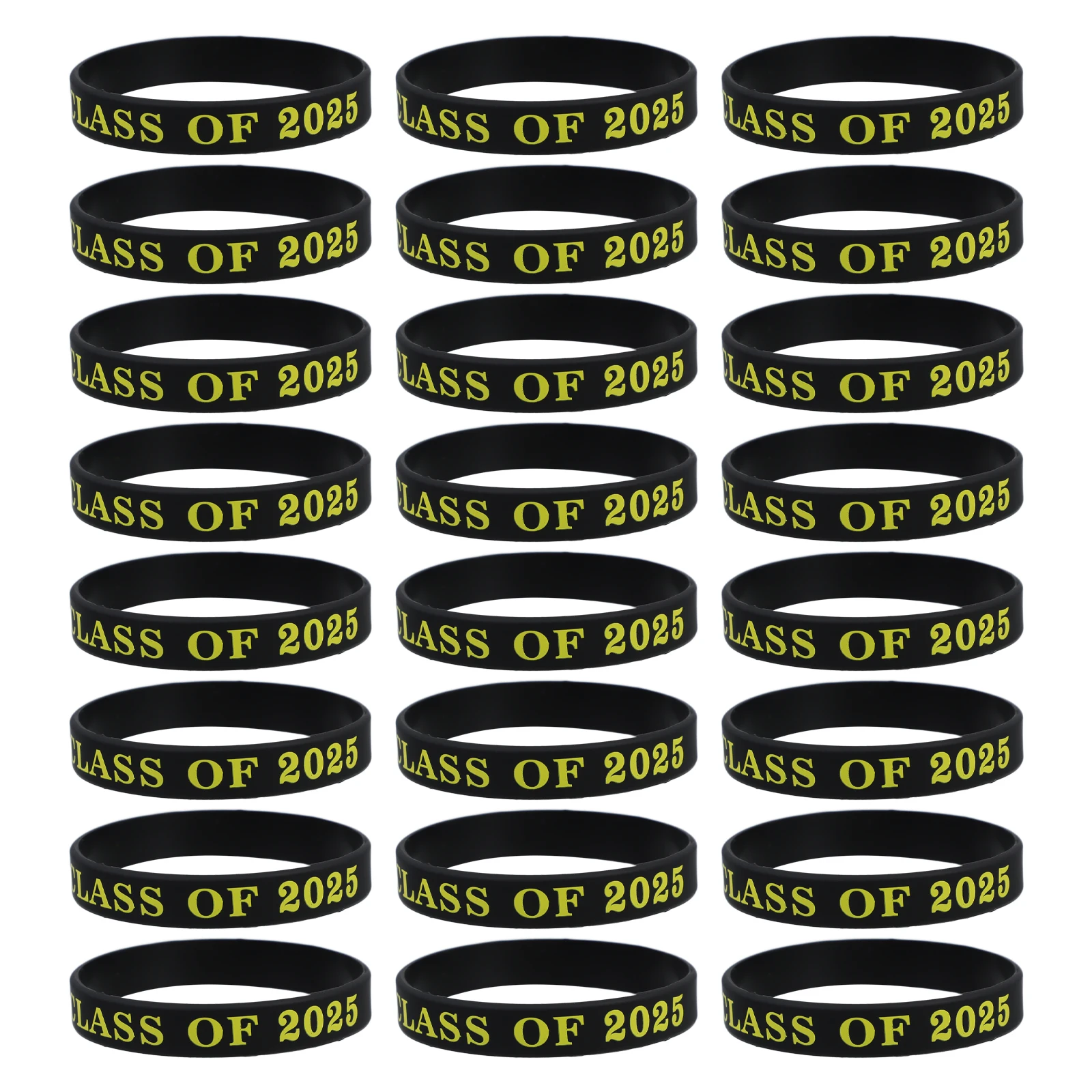 

Graduation Bracelet Wristband 2025 Bracelets Festival Jewelry Bands for Event Silicone Celebration Wristbands