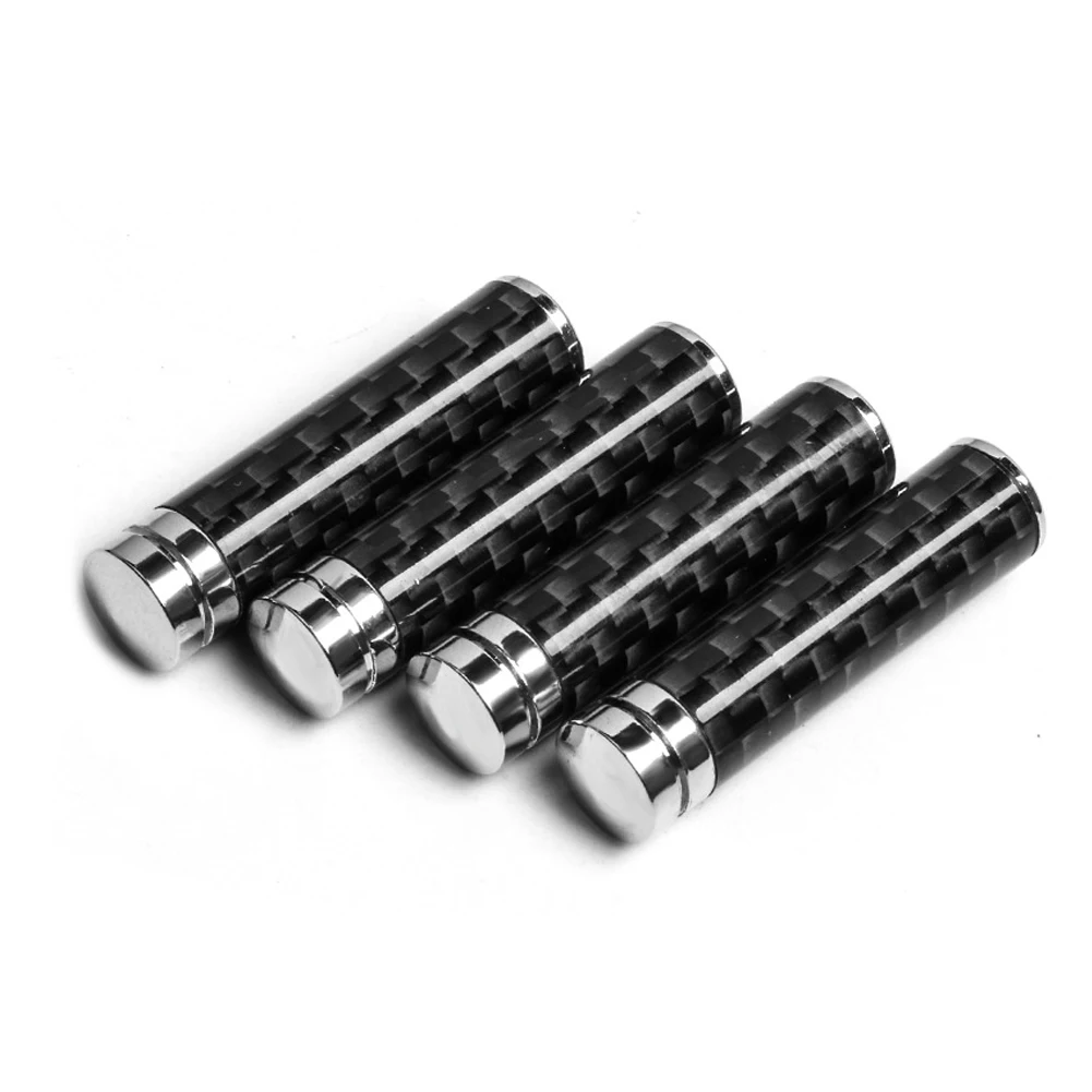 4Pcs Car Door Lock Pin Cover Door Bolt Decorative Cap Carbon Fiber for BMW E46 E90 E60 E39 F30 F10 E36 F20 G30 G20 G05 Parts