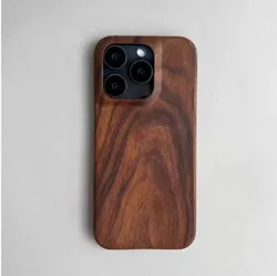 For iPhone 16 Pro Walnut Cherry Wood Rosewood Bamboo Wooden Back Cover Phone Case For iPhone 14 15 16 Pro Max 16Plus