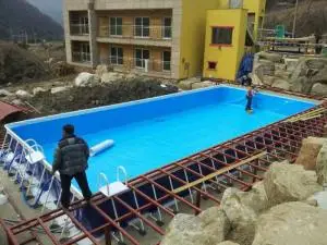 Rectangular Swimming Diving Pool For Small In-ground Swimming Diving Pools PVC Cloth Above Ground Pool