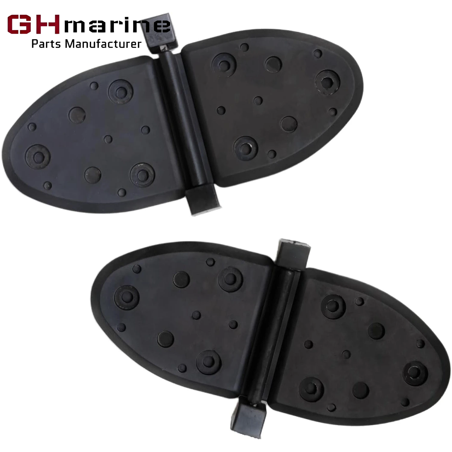 

807166A1 Exhaust Y Pipe One Pair of Water Shutter Exhaust Flapper Kit for MerCruiser Stern Drive V8 V6 175-370 Engines